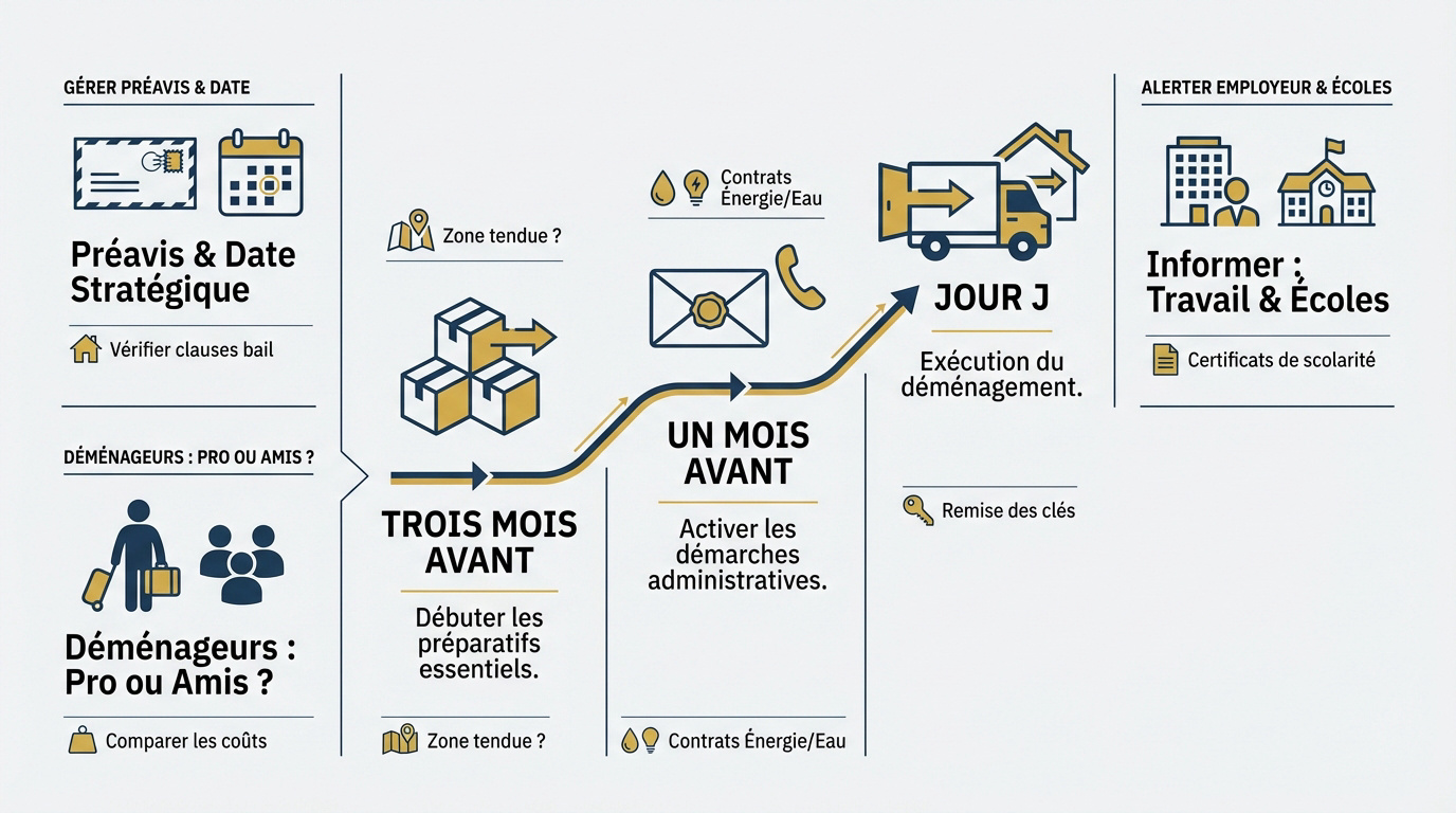 Guide chronologique d&eacute;m&eacute;nagement