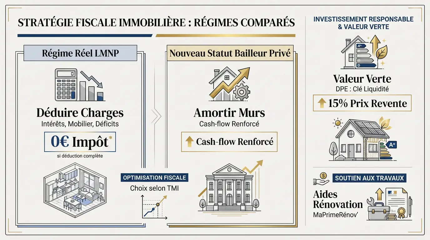 Comparatif fiscalit&eacute; immobili&egrave;re 2026
