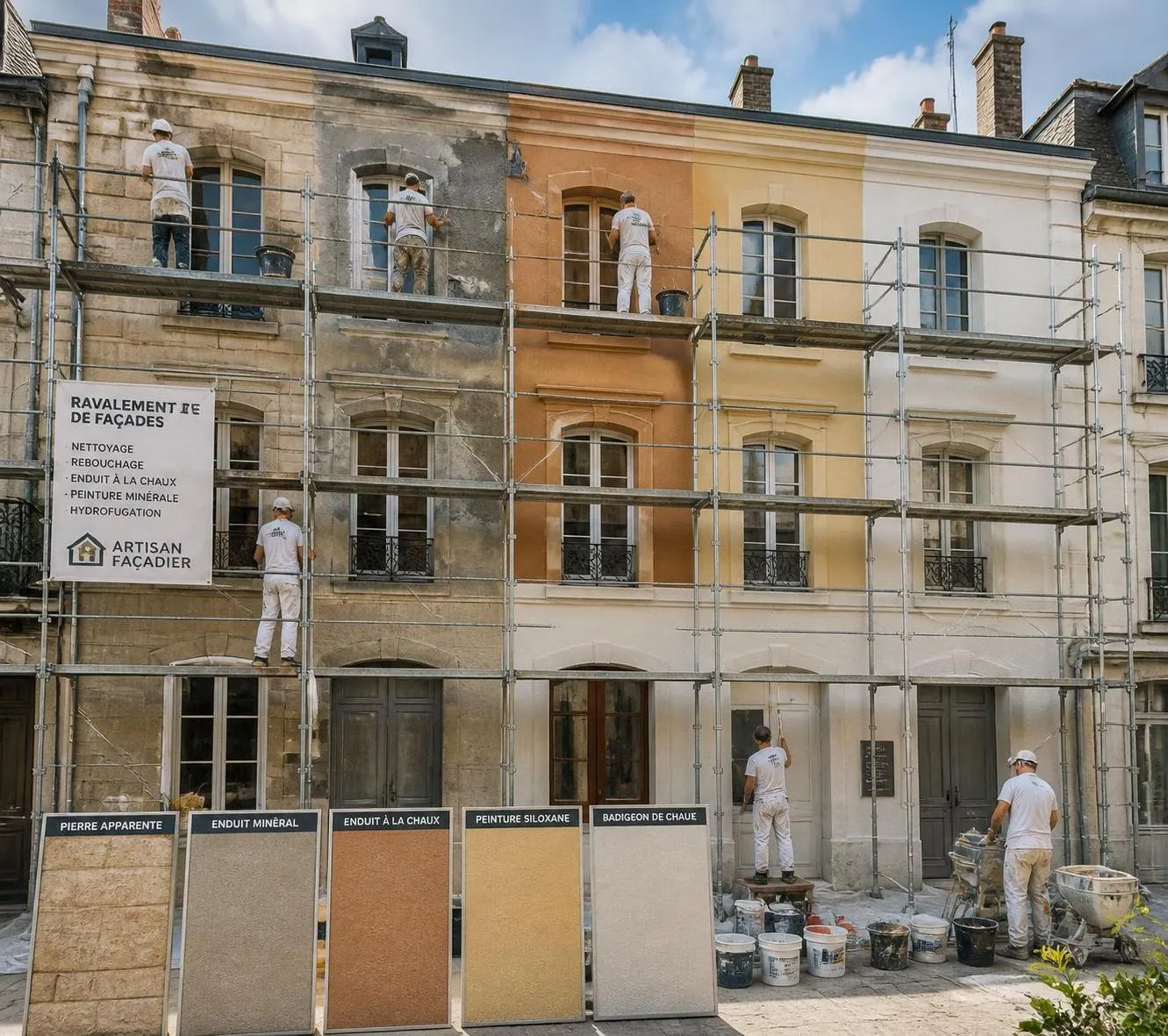 découvrez les prix au m² pour un ravalement de façade et les démarches spécifiques à suivre en copropriété pour réussir vos travaux.