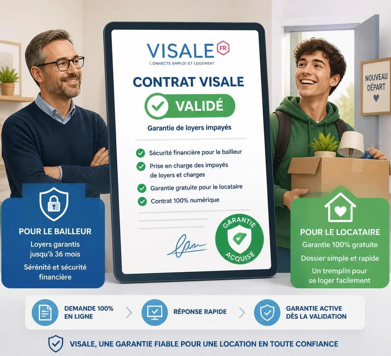 découvrez comment choisir la meilleure garantie locative entre caution personnelle, garantie loyers impayés (gli) et visale pour sécuriser votre location en toute sérénité.