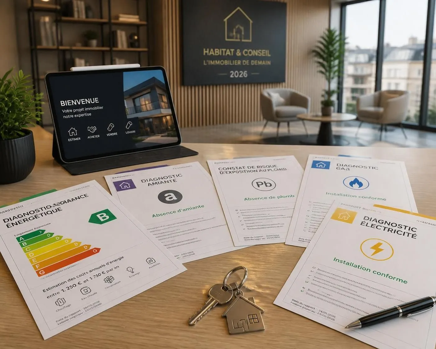 découvrez la liste complète des diagnostics immobiliers obligatoires en 2026 avant la vente et assurez une transaction en toute conformité.