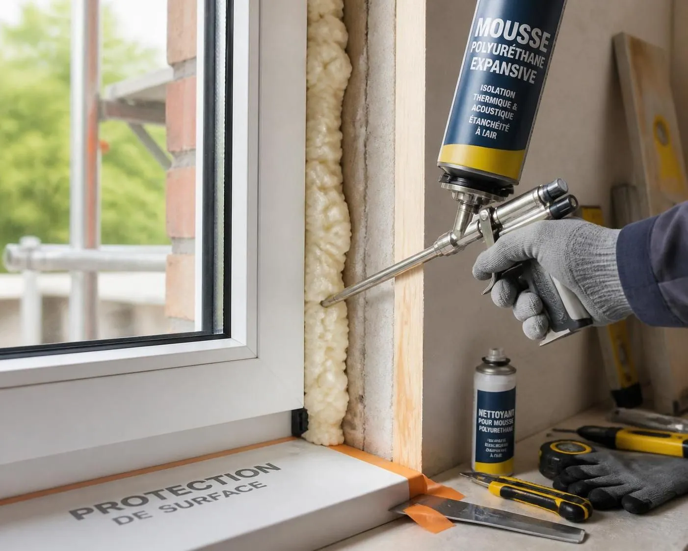découvrez quand utiliser la mousse polyuréthane expansive, comment l'appliquer correctement et quelles sont ses limites pour des travaux efficaces et durables.